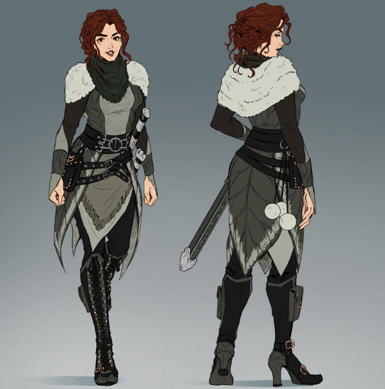 SIMPLE COLORED FULL BODY ( 2 FIGURES )